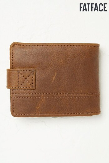 FatFace Brown Seamed Leather Wallet (907232) | £25