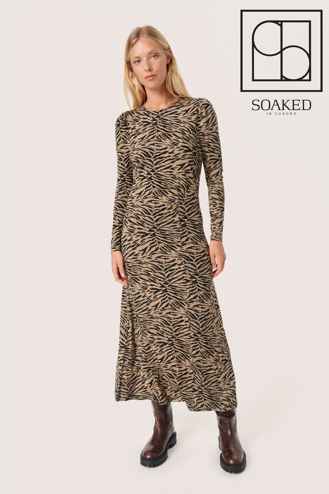 Soaked in clearance luxury leopard dress