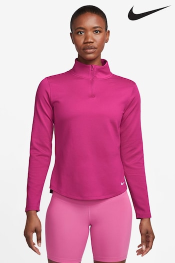Nike Fushsia Pink Therma-Fit Half-Zip Running Top (907425) | £55