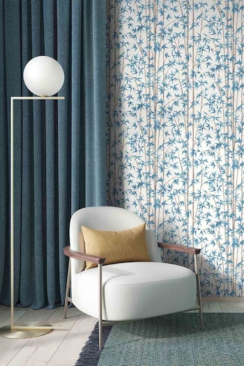 Woodchip & Magnolia Blue Bamboozle Wallpaper (907552) | £110