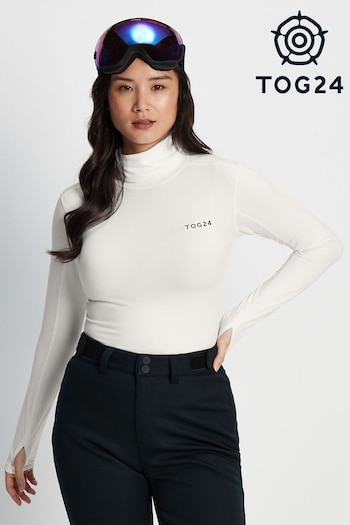 Tog 24 Womens Snowdon Thermal Rollneck White Sweater (907711) | £32