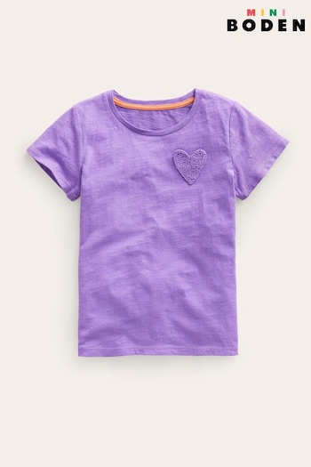 Boden Purple Heart Pocket T-Shirt (907838) | £15 - £17