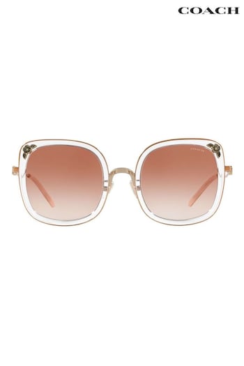 COACH Tot Pink 0HC7101B Sunglasses (907990) | £169