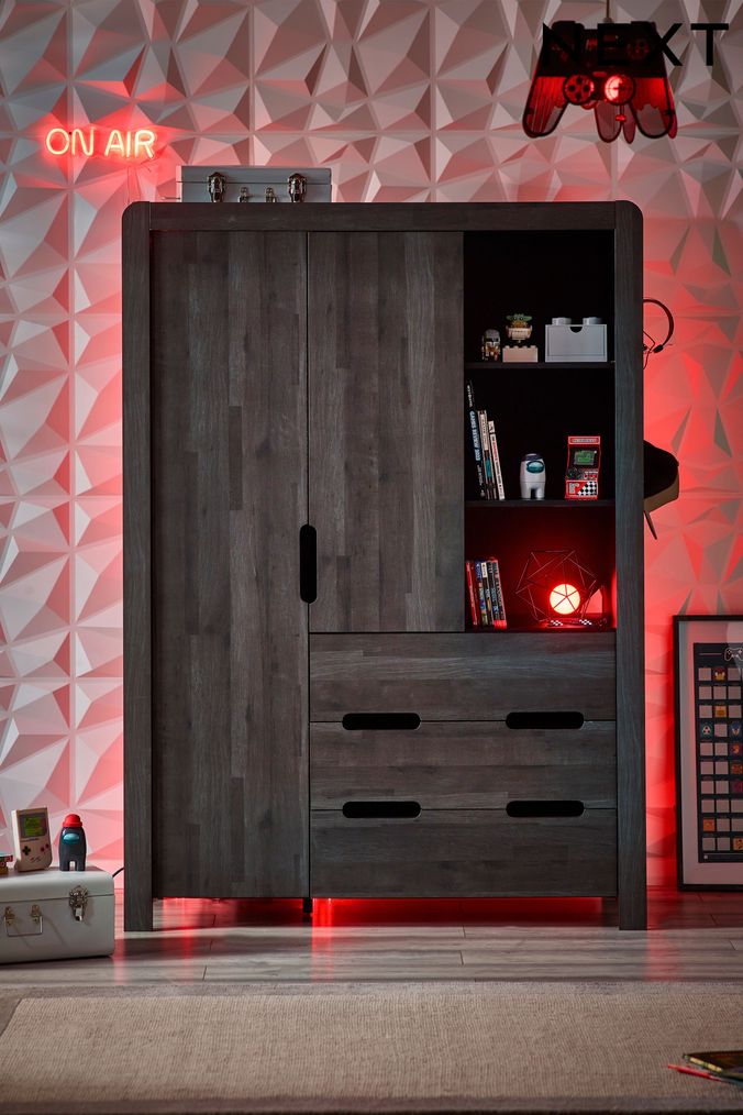 Slim nursery wardrobe top