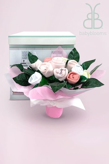 Babyblooms Pink Welcome Posy With Snuggle Wrap Gift Set (908539) | £70