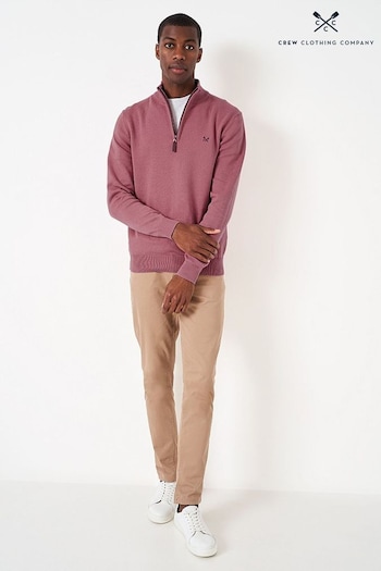 Crew Clothing Company Pink Cotton Classic Jumper (908774) | £70