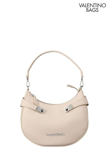 Valentino Womens Bags Cream Midtown Half Moon Hobo Bag (909256) | £129