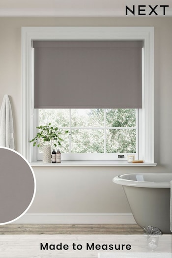 Thunder Natural Echo Made to Measure Blackout Roller Blind (909808) | £57