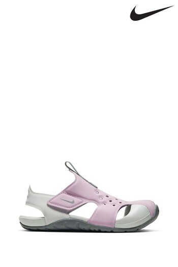 Nike wolf Lilac Purple Sunray Protect Junior Sandals (910189) | £30