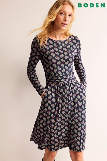 Boden Blue Petite Abigail Jersey Dress (910221) | £60