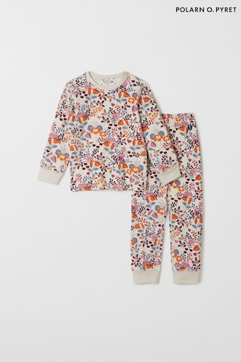 Polarn O Pyret Natural Organic Floral Print Pyjamas (910745) | £28