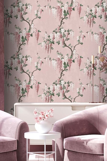 Woodchip & Magnolia Pink Wisteria Wallpaper (911064) | £110