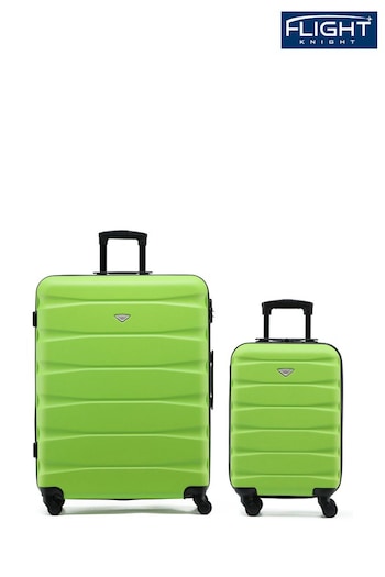 Set Of 2 Large Check-In & Small Carry-On Hardcase Travel Suitcase (911133) | £110