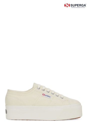 Superga Grey green 2790-Cotw Linea Up And Down Trainers (911153) | £85