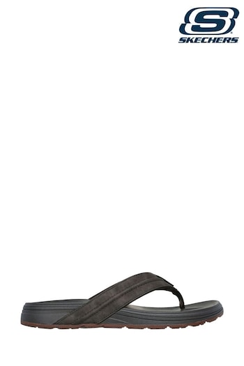 Skechers Black Chrome Patino Marlee Sandals chaussures (911165) | £44