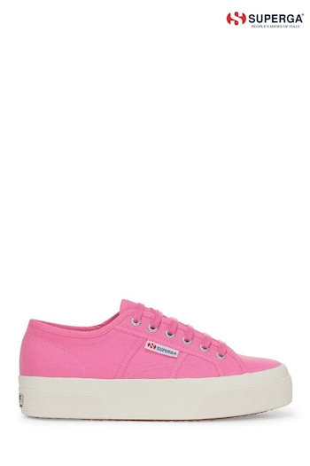 Superga Pink 2740 Platform Sneakers (911191) | £75