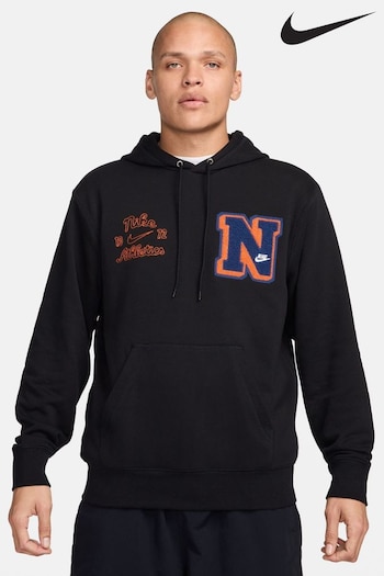 Nike Noise Black Club Fleece French Terry Pullover Hoodie (911294) | £75