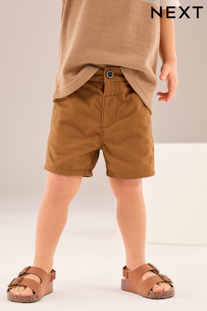 Skechers shorts outlet kids brown