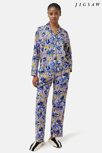 Jigsaw Abstract Meadow Purple Pyjamas (911404) | £68