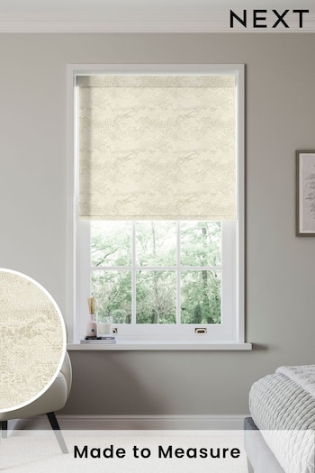 Ivory Cream Kliffe Made to Measure Roller Blind (911648) | £63