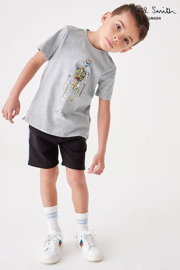 Paul Smith Junior Boys Short Sleeve Iconic Print T-Shirt (911724) | £34