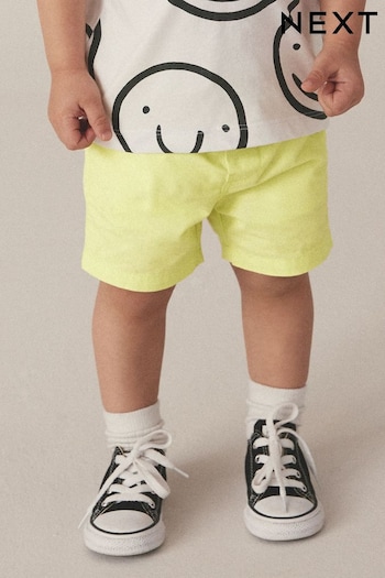 Bright Yellow Pull-On Shorts casuals (3mths-7yrs) (911788) | £5.50 - £7.50