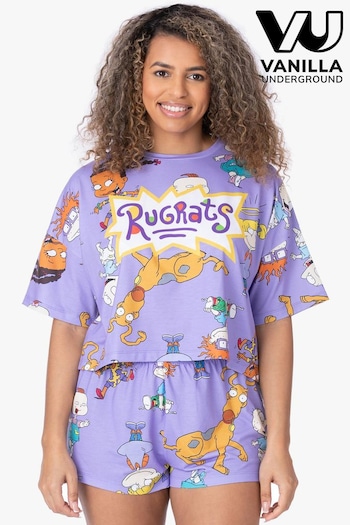 Vanilla Underground Purple Rugrats Ladies Licensing Short Pyjamas (911872) | £25