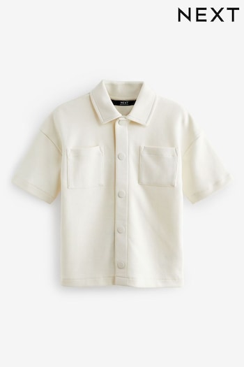 White Short Sleeve Jersey Shirt (3-16yrs) (912339) | £12 - £17