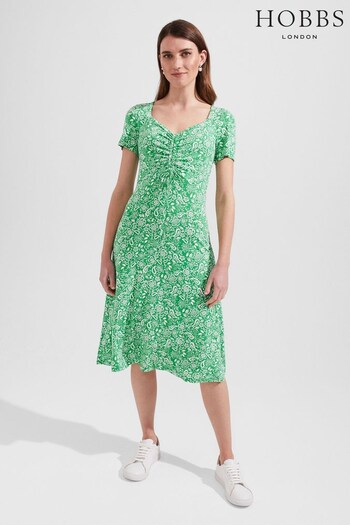 Hobbs Green Suzannah Dress (912606) | £89