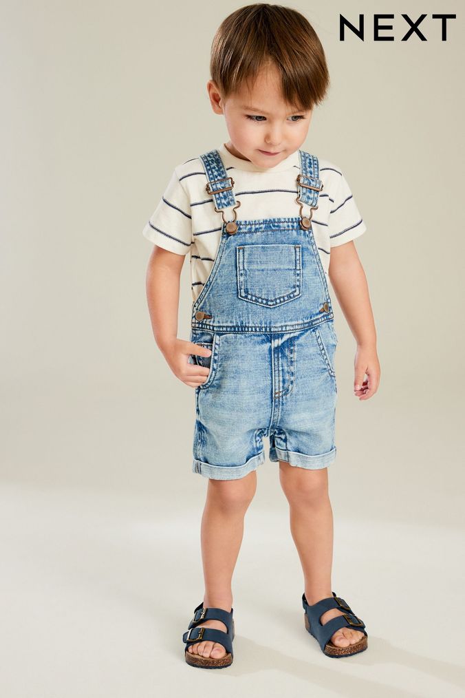 Boys Dungarees Long Short Denim Dungarees Next UK