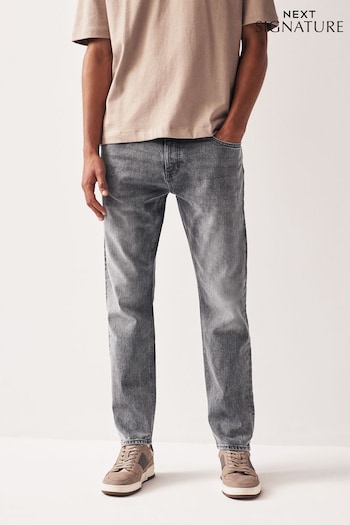 Grey Slim Premium Heavyweight Cotton Jeans (912826) | £38