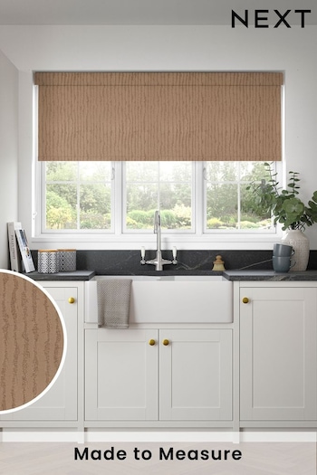 Natural Bronze Devon Made to Measure Blackout Roller Blind (912964) | £63