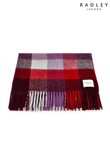 Radley Fluffy Check Blanket (913032) | £89
