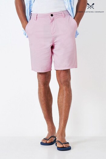 Crew Clothing Company Pink Cotton Classic Casual Shorts (913299) | £55