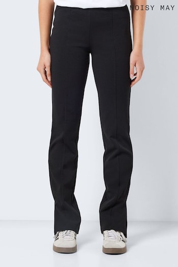 NOISY MAY Black Panel Detail Slim Leg Trousers (913516) | £25