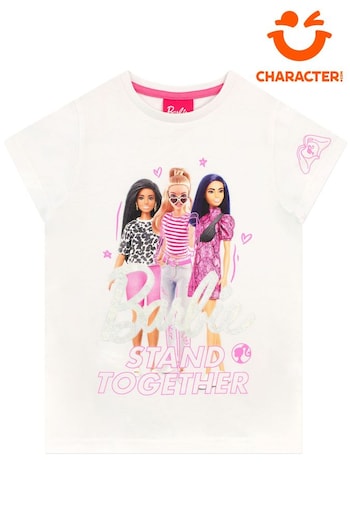 Character White Barbie Short Sleeve T-Shirt (914371) | £14