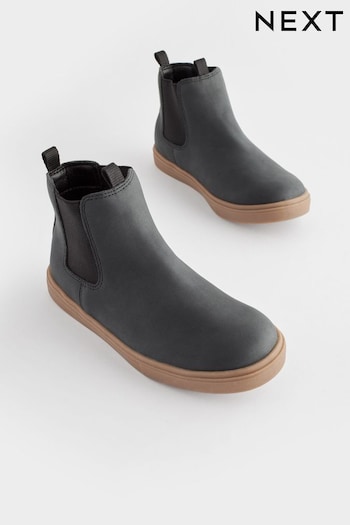 Black Chunky Sole Chelsea Boots Cup (914641) | £27 - £34