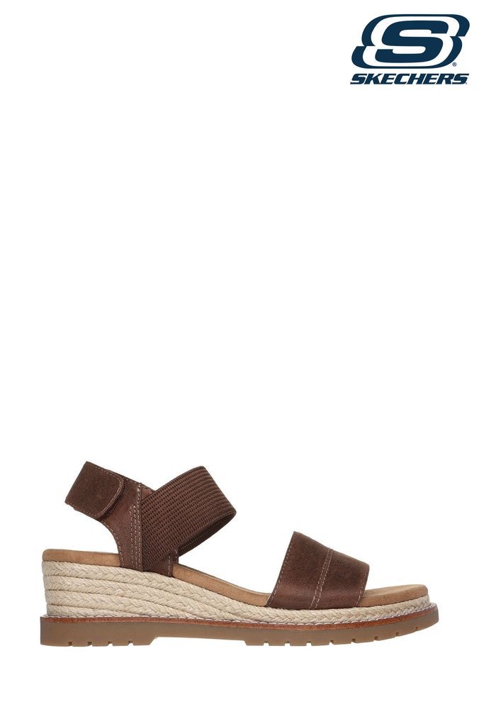 Skechers denim wedges on sale