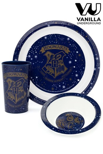 Vanilla Underground Blue Harry Potter Licensed Kids Dinnerware Set (914752) | £16