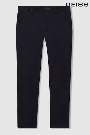 Reiss Navy Pitch Teen Slim Fit Casual Chinos (914827) | £40