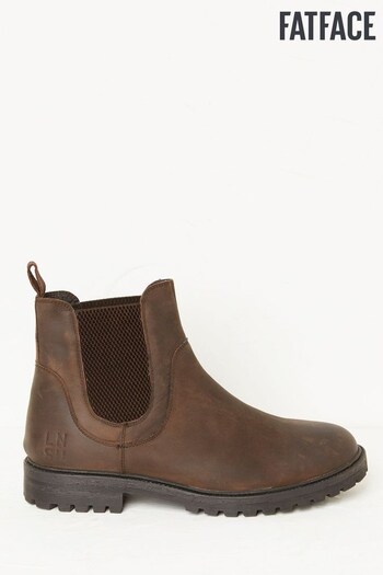 FatFace Brown Ethan Chelsea Ankle Boots (914867) | £85