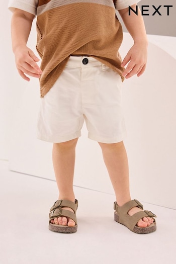 White Chinos shoe-care Shorts (3mths-7yrs) (914924) | £6 - £8