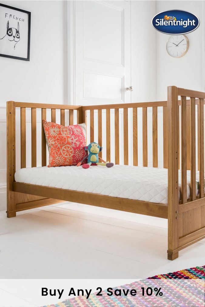 Silent night luxury store cot bed mattress