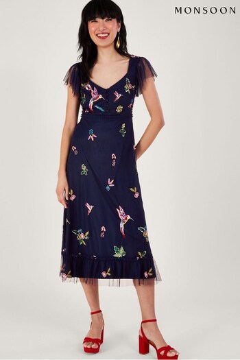 Monsoon Anastasia Kimono Dress in Sustainable Viscose (915533) | £150