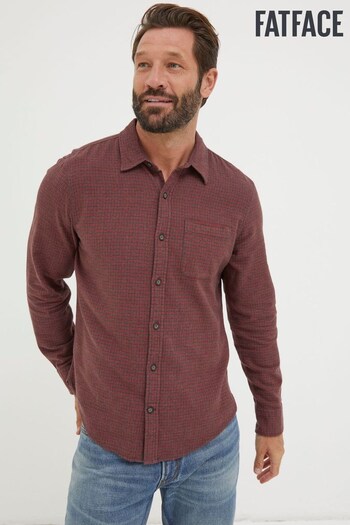 FatFace Red Glynde Grid Check Shirt (915726) | £48