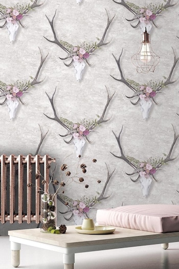 Woodchip & Magnolia Natural George The Stag Wallpaper (915897) | £110