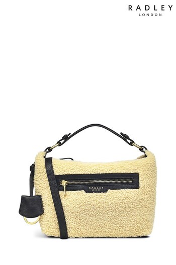 Radley Witham Road Shearling Small Ziptop Crossbody Bag Porter (916177) | £219