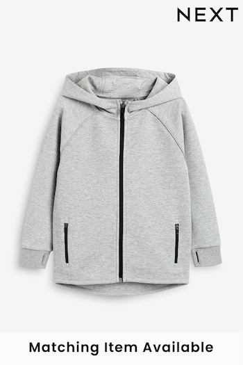 Grey Zip Through Tech Sportswear WITH (3-17yrs) (916235) | £17 - £22