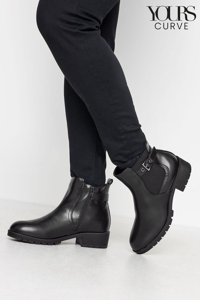 Buy Women s Boots Yours Curve Low Footwear Online Next UK