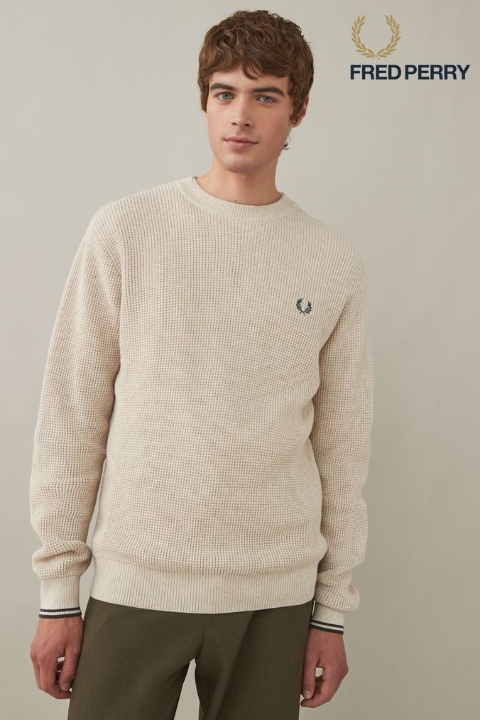 Fred perry cotton jumper online